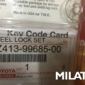 Sada bezpečnostních matic kol Toyota Rav4 2002 - použité díly