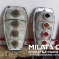 Zadní světla Škoda 120 - použité díly