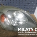 Použité přední světlo Toyota Yaris