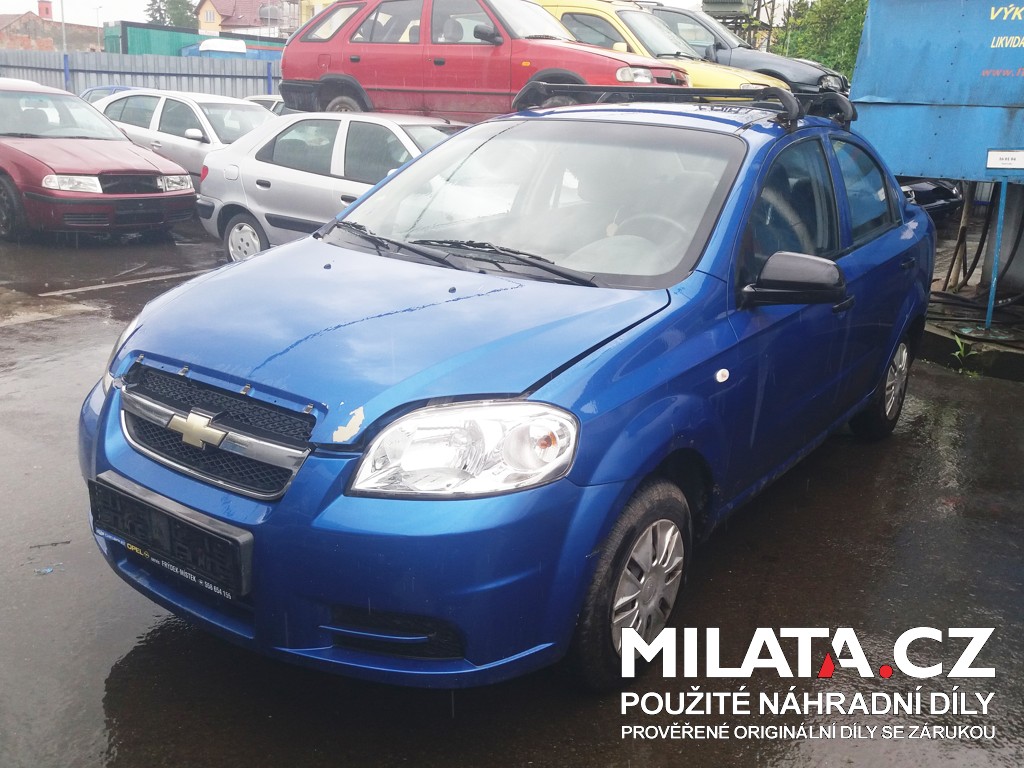 CHEVROLET AVEO 1.2 2008 na díly autovrakoviště MILATA