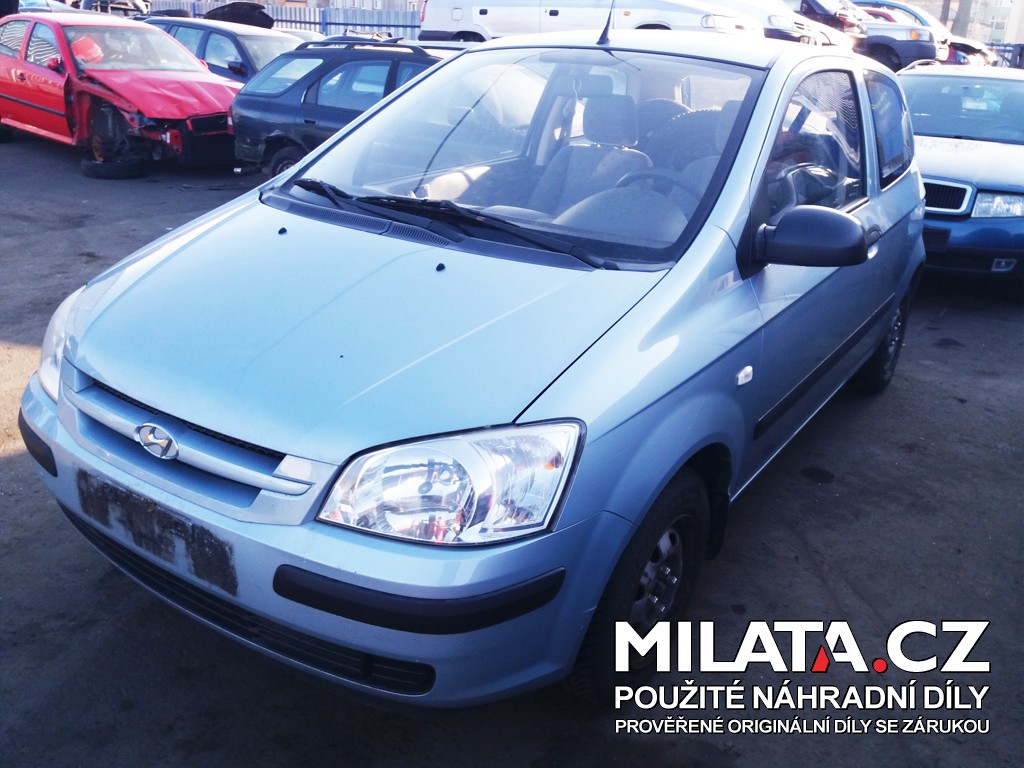 HYUNDAI GETZ 1.1 46 kW 2005 na díly - levné náhradní díly z autovrakoviště