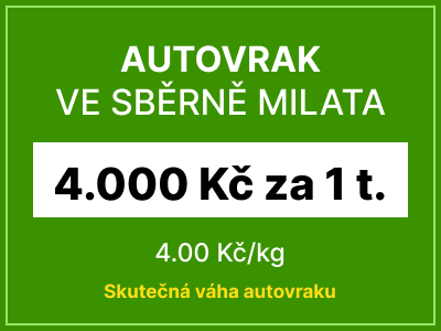 Autovrak ve sběrně