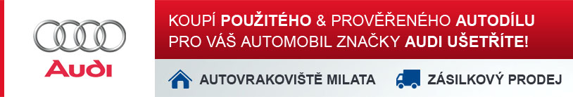 Koupí použitého a prověřeného autodílu pro Váš automobil AUDI ušetříte!