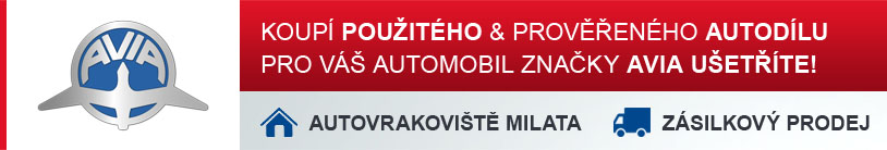 Koupí použitého a prověřeného autodílu pro Váš automobil AVIA ušetříte!