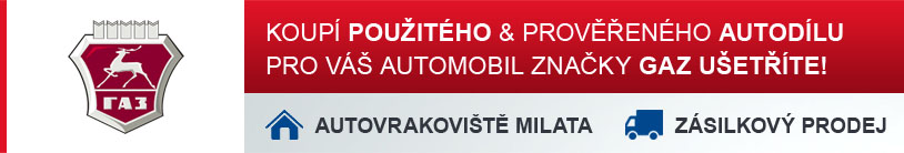 Koupí použitého a prověřeného autodílu pro Váš automobil GAZ ušetříte!