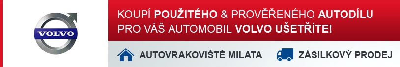 Koupí použitého a prověřeného autodílu pro Váš automobil VOLVO ušetříte!