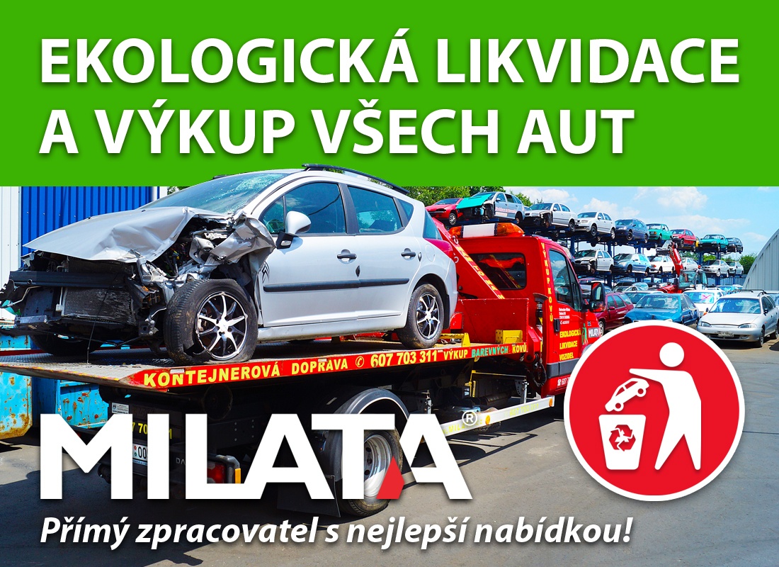 Autovrakoviště MILATA - EKO likvidace aut