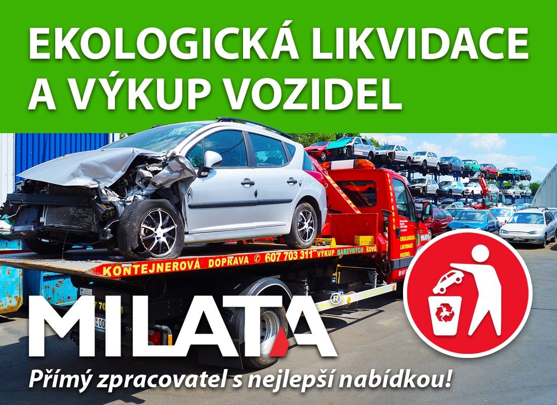 Autovrakoviště MILATA - EKO likvidace vozidel