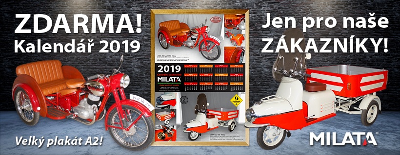 Moto kalendář 2019 ZDARMA - motorkový kalendář jako dárek pro každého zákazníka