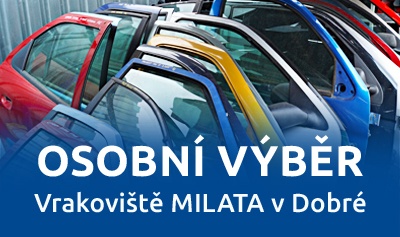 Osobní výběr a rychlý nákup autodílu na vrakovišti