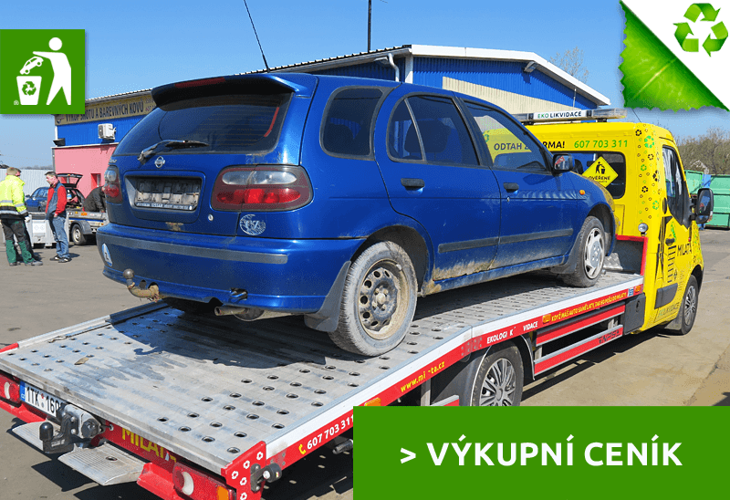 Výkup autovraků k eko likvidaci