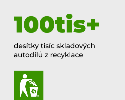 Tisíce prověřených autodílů skladem