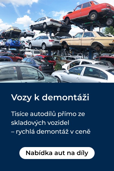Vozy k demontáži na díly