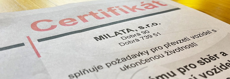 Certifikace a ocenění