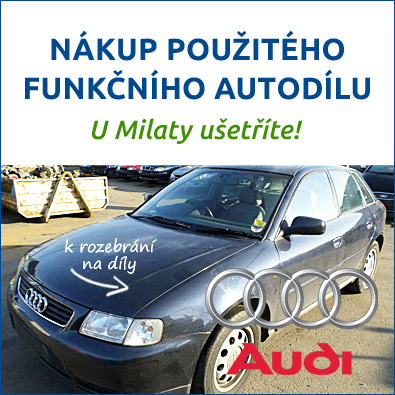 Funkční použité autodíly Audi A4 - u Milaty ušetříte Funkční autodíly Audi A4