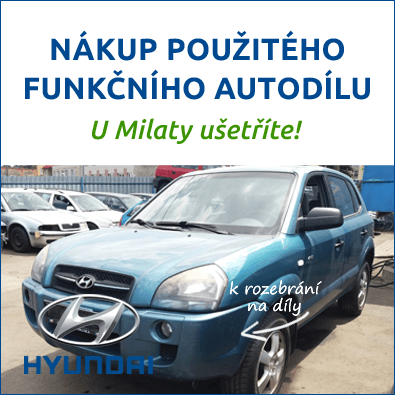 Funkční použité autodíly Hyundai - u Milaty ušetříte Funkční autodíly Hyundai