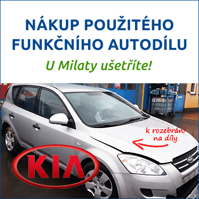 Funkční použité autodíly Kia - u Milaty ušetříte Funkční autodíly Kia