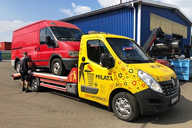 Odtahová služba Milata - odtah vozidel Odtahové speciály Milata