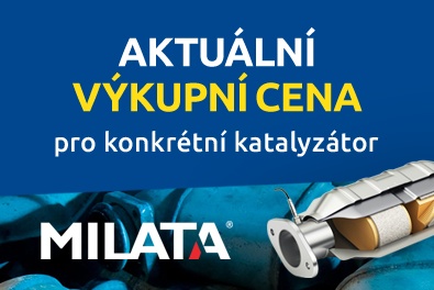 Aktuální výkupní cena za katalyzátor Aktuální výkupní cena za katalyzátor