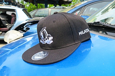 Čepice snapback Milata car scrap black Čepice snapback Milata car scrap black