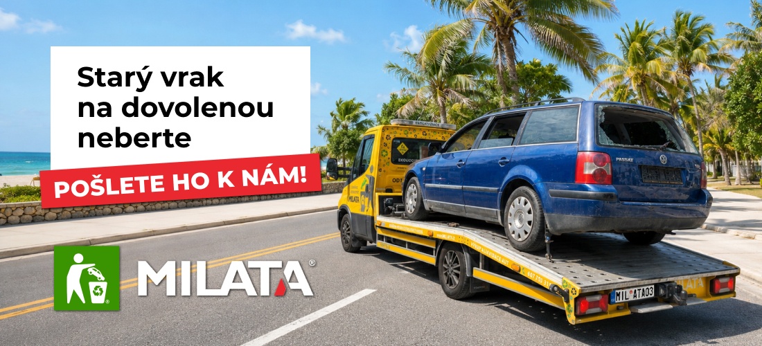 Starý autovrak k výkupu a likvidaci