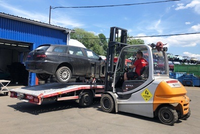 Ekologická likvidace autovraků Autovrak