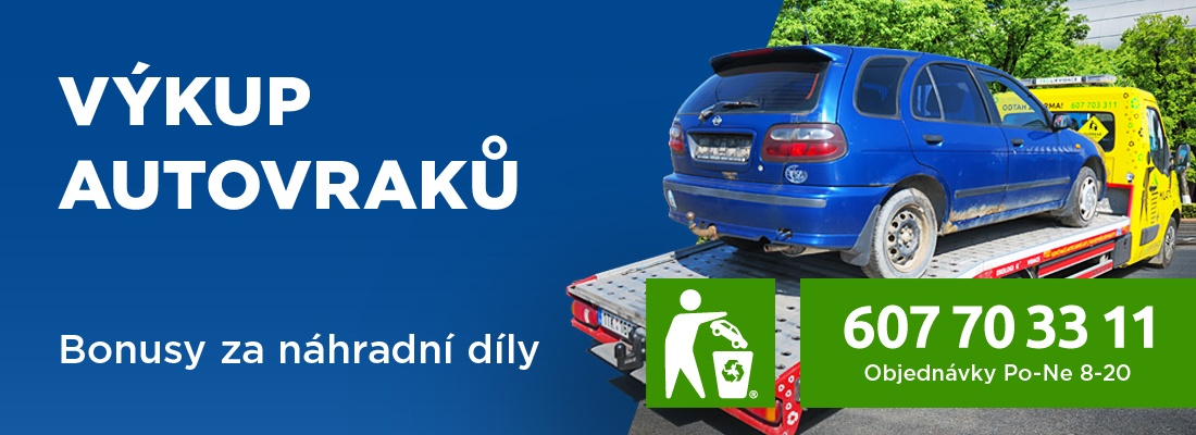 Výkup autovraků na náhradní díly