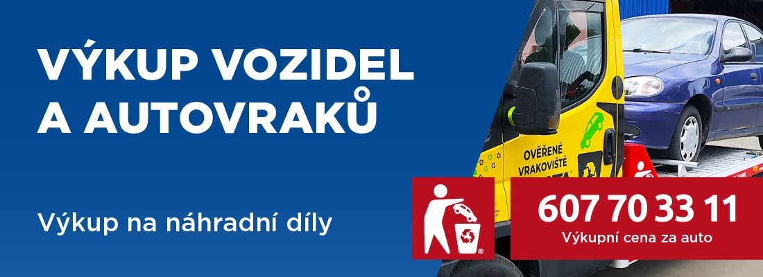 Výkup starších vozidel a autovraků