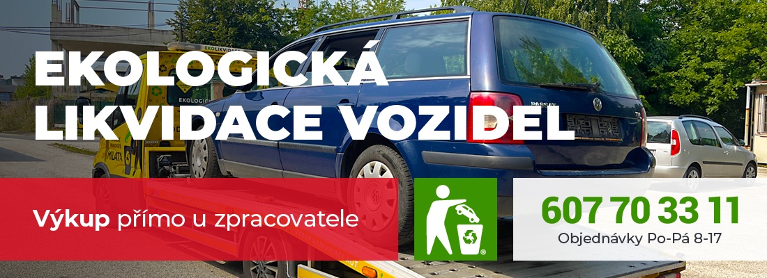 Ekologická likvidace vozidel s výkupem