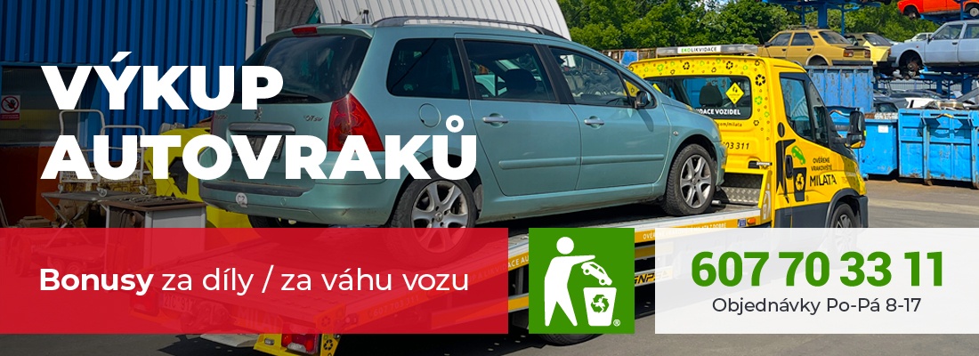 Výkup autovraků na náhradní díly