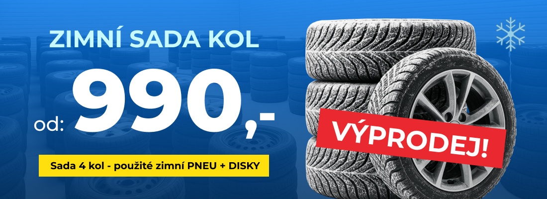 Výprodej pneumatik a disků - kompletní sady