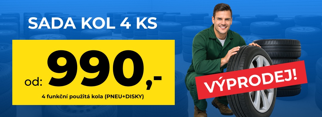 Výprodej pneumatik a disků - kompletní sady